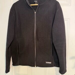 Columbia Black Lightweight Shirt Jacket Full-Zip